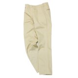 F.O.B FACTORY（エフオービーファクトリー）NARROW U.S TROUSERS（ナローUSトラウザーズ）HEAVY WEST POINT/Beige（ベージュ）【裾上げ無料】