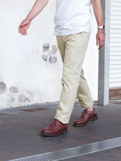 画像12: F.O.B FACTORY（エフオービーファクトリー）NARROW U.S TROUSERS（ナローUSトラウザーズ）"Heavy West Point Chino" / Beige（ベージュ）【裾上げ無料】