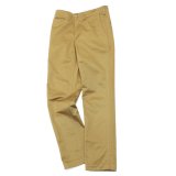 F.O.B FACTORY（エフオービーファクトリー）NARROW U.S TROUSERS（ナローUSトラウザーズ）HEAVY WEST POINT/Khaki（カーキ）【裾上げ無料】