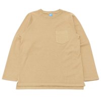 Good On（グッドオン）Long Sleeve Heavy Raglan Pocket Tee（ロングスリーブヘビーラグランポケットTシャツ）"Reactive Dye"/Coyote（コヨーテ）※Mサイズのみ