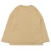 画像2: Good On（グッドオン）Long Sleeve Heavy Raglan Pocket Tee（ロングスリーブヘビーラグランポケットTシャツ）"Reactive Dye"/Coyote（コヨーテ）※Mサイズのみ (2)