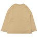 画像2: Good On（グッドオン）Long Sleeve Heavy Raglan Pocket Tee（ロングスリーブヘビーラグランポケットTシャツ）"Reactive Dye"/Coyote（コヨーテ） (2)