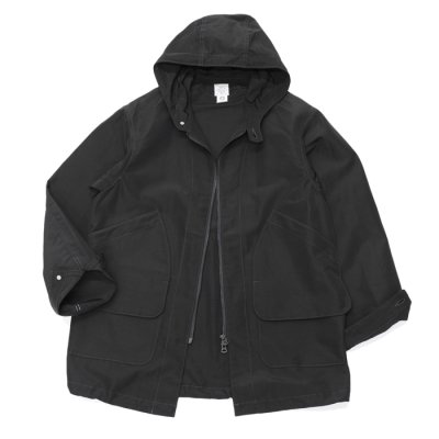 画像1: Post O'Alls（ポストオーバーオールズ）DEE PARKA3（ディー・パーカ3）"60/40"/Black（ブラック）