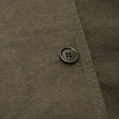 画像7: F.O.B FACTORY(エフオービーファクトリー)FRENCH BASK COAT(フレンチバスクコート)"CL DOUBLECLOTH BACK SATIN" / Charcoal(チャコールグレー)