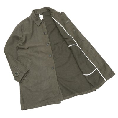 画像6: F.O.B FACTORY(エフオービーファクトリー)FRENCH BASK COAT(フレンチバスクコート)"CL DOUBLECLOTH BACK SATIN" / Charcoal(チャコールグレー)