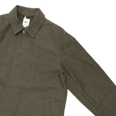 画像4: F.O.B FACTORY(エフオービーファクトリー)FRENCH BASK COAT(フレンチバスクコート)"CL DOUBLECLOTH BACK SATIN" / Charcoal(チャコールグレー)