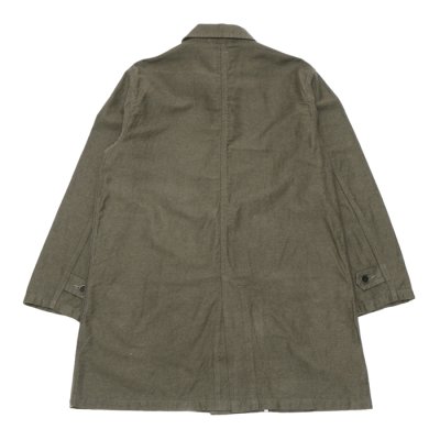 画像2: F.O.B FACTORY（エフオービーファクトリー）FRENCH BASK COAT（フレンチバスクコート）CL DOUBLECLOTH BACK SATIN/Charcoal（チャコールグレー）