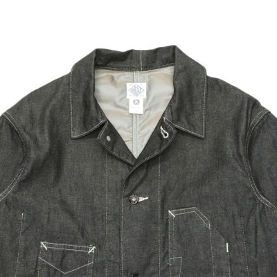 画像3: Post O'Alls（ポストオーバーオールズ）DeLuxe Railroader2（デラックス・レイルローダー2）"8oz Denim with taffeta lining" / Black（ブラック）