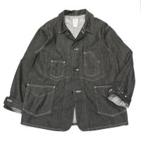 Post O'Alls（ポストオーバーオールズ）DeLuxe Railroader2（デラックス・レイルローダー2）"8oz Denim with taffeta lining" / Black（ブラック）