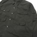 画像11: KAPTAIN SUNSHINE（キャプテンサンシャイン）Garment Dyed Safari Shirt Jacket（ガーメントダイドサファリシャツジャケット）FINX SATIN CLOTH/Taupe（トープ）・Ink Black（インクブラック）