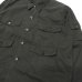 画像8: KAPTAIN SUNSHINE（キャプテンサンシャイン）Garment Dyed Safari Shirt Jacket（ガーメントダイドサファリシャツジャケット）FINX SATIN CLOTH/Taupe（トープ）