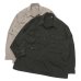 画像1: KAPTAIN SUNSHINE（キャプテンサンシャイン）Garment Dyed Safari Shirt Jacket（ガーメントダイドサファリシャツジャケット）FINX SATIN CLOTH/Taupe（トープ）・Ink Black（インクブラック） (1)