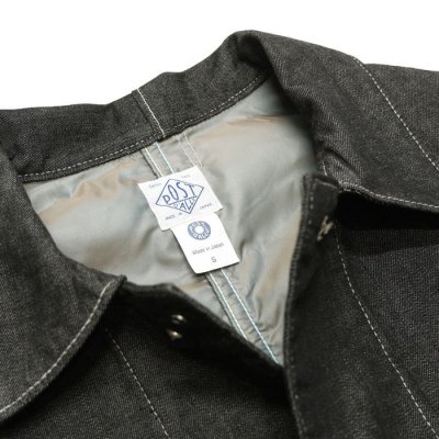 画像7: Post O'Alls（ポストオーバーオールズ）DeLuxe Railroader2（デラックス・レイルローダー2）"8oz Denim with taffeta lining" / Black（ブラック）