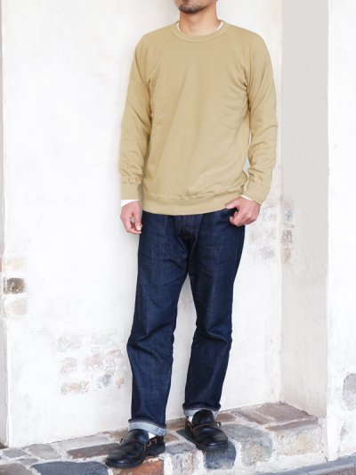 画像8: Good On（グッドオン）Raglan Crew Sweat（ラグランクルースウェット）"Reactive Dye" / Coyote（コヨーテ）