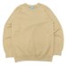 画像1: Good On（グッドオン）Raglan Crew Sweat（ラグランクルースウェット）"Reactive Dye"/Coyote（コヨーテ）※Sサイズのみ (1)