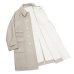 画像3: KAPTAIN SUNSHINE（キャプテンサンシャイン）Traveller Coat（トラベラーコート）EXTRAFINE REVERSE CLOTH MELTON/Light Grey（ライトグレー）