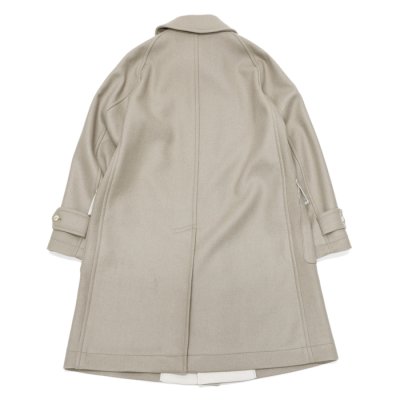 画像2: KAPTAIN SUNSHINE（キャプテンサンシャイン）Traveller Coat（トラベラーコート）EXTRAFINE REVERSE CLOTH MELTON/Light Grey（ライトグレー）