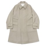 KAPTAIN SUNSHINE（キャプテンサンシャイン）Traveller Coat（トラベラーコート）EXTRAFINE REVERSE CLOTH MELTON/Light Grey（ライトグレー）