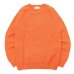 画像1: INVERALLAN（インバーアラン）Crew Neck Saddle Shoulder Sweater（クルーネックサドルショルダーセーター）Supersoft Shetland/Jaffa（オレンジ） (1)