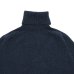 画像3: INVERALLAN（インバーアラン）Roll Neck Saddle Shoulder Sweater（ロールネックサドルショルダーセーター）Geelong Lambswool/Cosmos（ミッドナイトネイビー）※サイズ40のみ