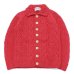 画像1: INVERALLAN（インバーアラン）3a Lumber Cardigan（3aランバーカーディガン）Aran/Redcurrant（レッドカーラント） (1)