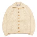 INVERALLAN（インバーアラン）3a Lumber Cardigan（3aランバーカーディガン）Aran/Natural（ナチュラル）