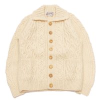 INVERALLAN（インバーアラン）3a Lumber Cardigan（3aランバーカーディガン）Aran/Natural（ナチュラル）