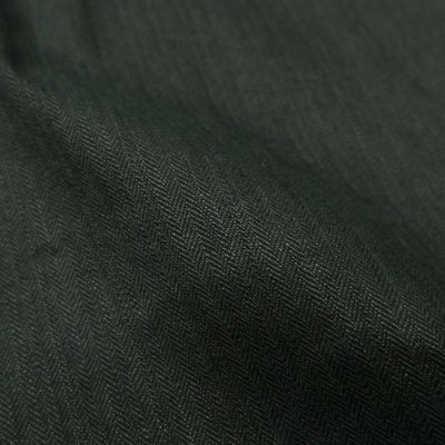 画像10: *A VONTADE（アボンタージ）Atelier Overcoat with Belt（アトリエオーバーコート）”Cotton Linen Herringbone Brushed Lining" / Lamp Black（ランプブラック）