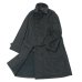 画像1: *A VONTADE（アボンタージ）Atelier Overcoat with Belt（アトリエオーバーコート）”Cotton Linen Herringbone Brushed Lining" / Lamp Black（ランプブラック） (1)