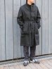 画像13: *A VONTADE（アボンタージ）Atelier Overcoat with Belt（アトリエオーバーコート）”Cotton Linen Herringbone Brushed Lining" / Lamp Black（ランプブラック）