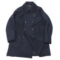 *A VONTADE（アボンタージ）Raglan Pea Coat（ラグランピーコート）"Superior Double Melton" / Dark Navy（ダークネイビー）