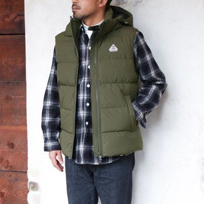 画像12: ★ポイント１０％（12/8迄）PYRENEX（ピレネックス）SPOUTNIC MINI RIPSTOP VEST（スプートニックミニリップストップベスト） / Deep Khaki（ディープカーキ）