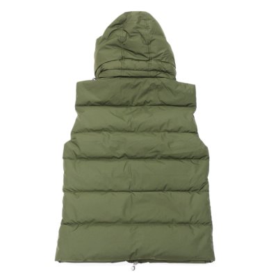 画像2: PYRENEX（ピレネックス）SPOUTNIC VEST（スプートニックベスト）Mini Ripstop /Deep Khaki（ディープカーキ）