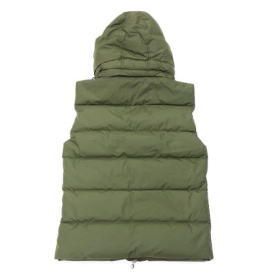 画像2: PYRENEX（ピレネックス）SPOUTNIC VEST（スプートニックベスト）Mini Ripstop/Deep Khaki（ディープカーキ）