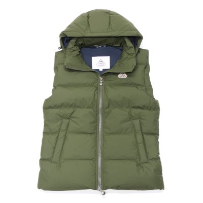 画像1: PYRENEX（ピレネックス）SPOUTNIC VEST（スプートニックベスト）Mini Ripstop/Deep Khaki（ディープカーキ）