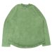 画像1: Good On（グッドオン）Rough Crew Sweat（ラフクルースウェット）"Pigment Dye"/Dk.Green（ダークグリーン） (1)