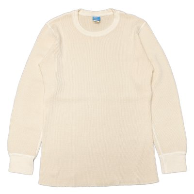 画像1: Good On（グッドオン）Long Sleeve Thermal Tee（ロングスリーブサーマルTシャツ）"Pigment Dye"/Natural（ナチュラル）