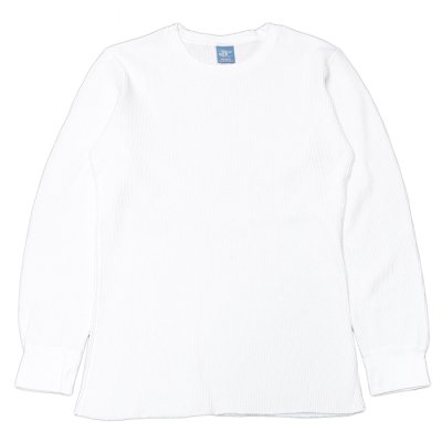 画像1: Good On（グッドオン）Long Sleeve Thermal Tee（ロングスリーブサーマルTシャツ）"Washed"/White（ホワイト）