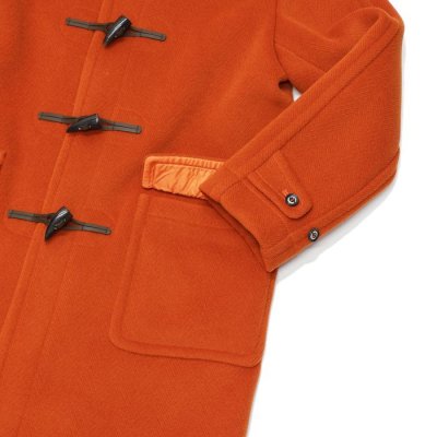 画像4: INVERTERE（インバーティア）LONG LENGTH DUFFLE COAT（ロングレングスダッフルコート）"Joshua Ellis" / Orange（オレンジ）