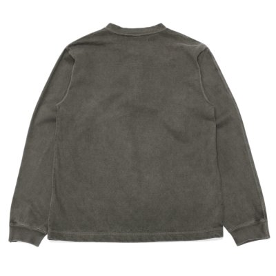 画像5: Good On（グッドオン）Long Sleeve Heavy Henley Neck Tee（ロングスリーブヘビーヘンリーネックTシャツ）"Pigment Dye" / Natural（ナチュラル）・Black（ブラック）