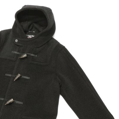 画像3: INVERTERE(インバーティア)LONG LENGTH DUFFLE COAT(ロングレングスダッフルコート)"Joshua Ellis" / Charcoal(チャコールグレー)
