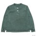 画像4: Good On（グッドオン）Long Sleeve Heavy Henley Neck Tee（ロングスリーブヘビーヘンリーネックTシャツ）"Washed","Pigment Dye"/White（ホワイト）・Slate（スレート）