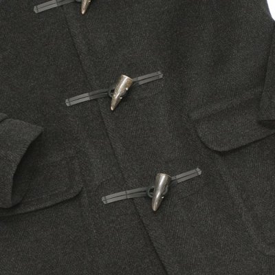 画像6: INVERTERE(インバーティア)LONG LENGTH DUFFLE COAT(ロングレングスダッフルコート)"Joshua Ellis" / Charcoal(チャコールグレー)