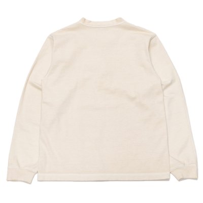 画像3: Good On（グッドオン）Long Sleeve Heavy Henley Neck Tee（ロングスリーブヘビーヘンリーネックTシャツ）"Pigment Dye" / Natural（ナチュラル）・Black（ブラック）