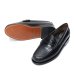 画像2: G.H.BASS（ジーエイチバス）LARSON CROC MOC MIX LOAFER（ラーソンクロコモックミックスローファー）レザーソール/Black（ブラック） (2)