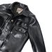 画像4: Y'2 LEATHER（ワイツーレザー）ANILINE HORSE 1st Type Jacket（アニリンホースファーストタイプジャケット）/Black（ブラック）