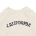 画像3: Mixta（ミクスタ）Print Raglan Crew Sweat（プリント付きラグランクルースウェット）"CALIFORNIA 3D"/Green Tea（グリーンティー）※Lサイズのみ