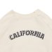 画像6: Mixta（ミクスタ）Print Raglan Crew Sweat（プリント付きラグランクルースウェット）"CALIFORNIA 3D"/Natural（ナチュラル）・Green Tea（グリーンティー）