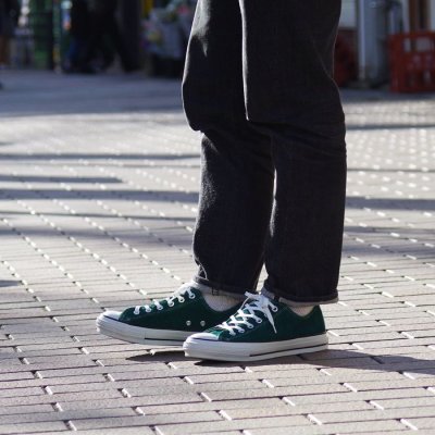 画像6: CONVERSE（コンバース）CANVAS ALL STAR J OX（キャンバスオールスターJ OX）/ Green Suede（グリーンスエード）