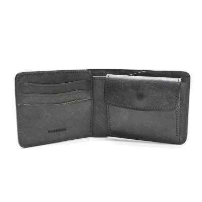 画像3: WILD SWANS（ワイルドスワンズ）GROUNDER（グラウンダー）2つ折りウォレット"フルグレインブライドル"/Black（ブラック）